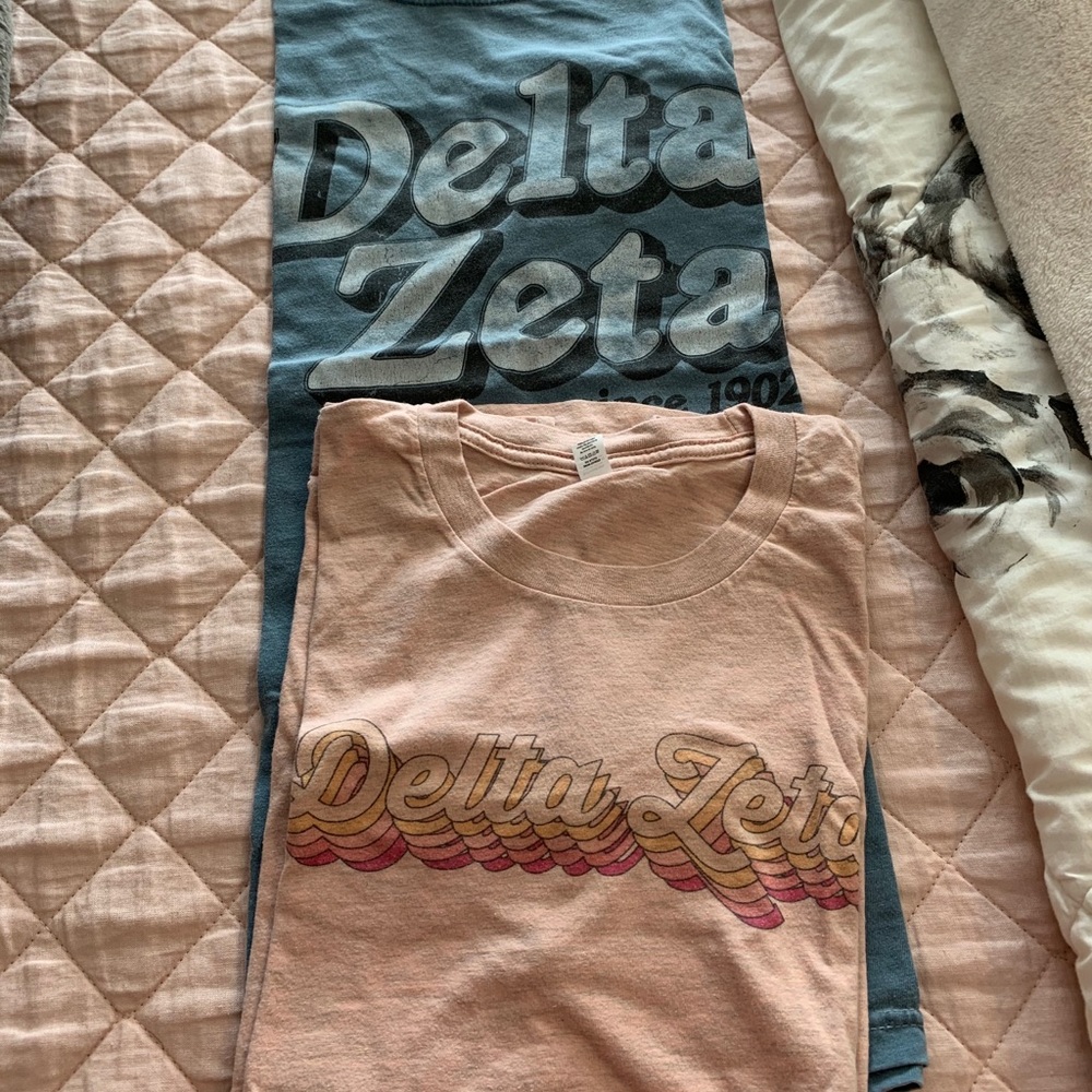 2 delta zeta tshirts